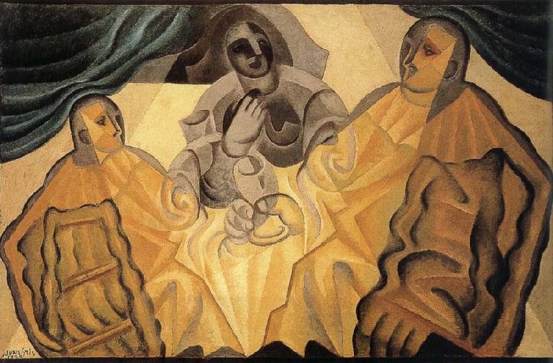 Juan Gris Three mask oil painting picture